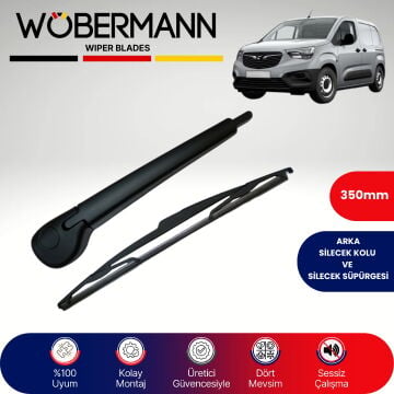 Wöbermann Opel Combo E 2018-2024 Arka Silecek Kolu ve Süpürgesi Komple