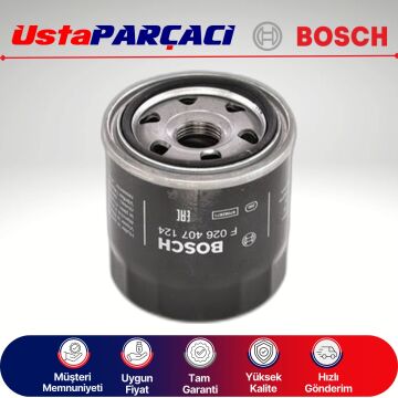 Bosch Kia Sportage 1.6 Gdi Benzinli Yağ Filtresi 2011-2015 F026407124 P7124 MD352626