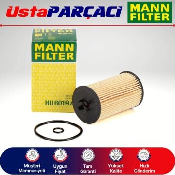Mann-Filter Opel Astra K 1.6 Cdti Dizel Yağ Filtresi 2015-2020 HU6019Z 55485671
