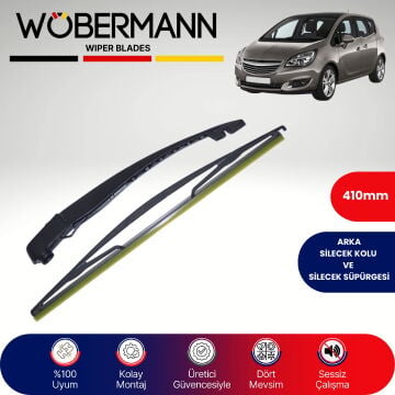 Wöbermann Opel Meriva B 2010-2020 Arka Silecek Kolu ve Süpürgesi Komple