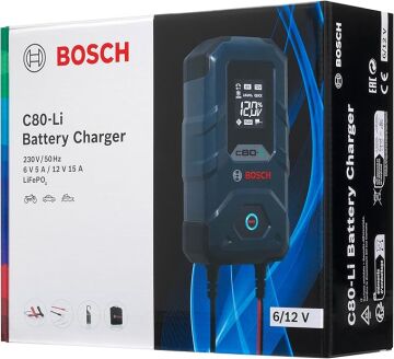 Bosch C80-LI 6V &12V 15A Akü Şarj Cihazı 0189921080