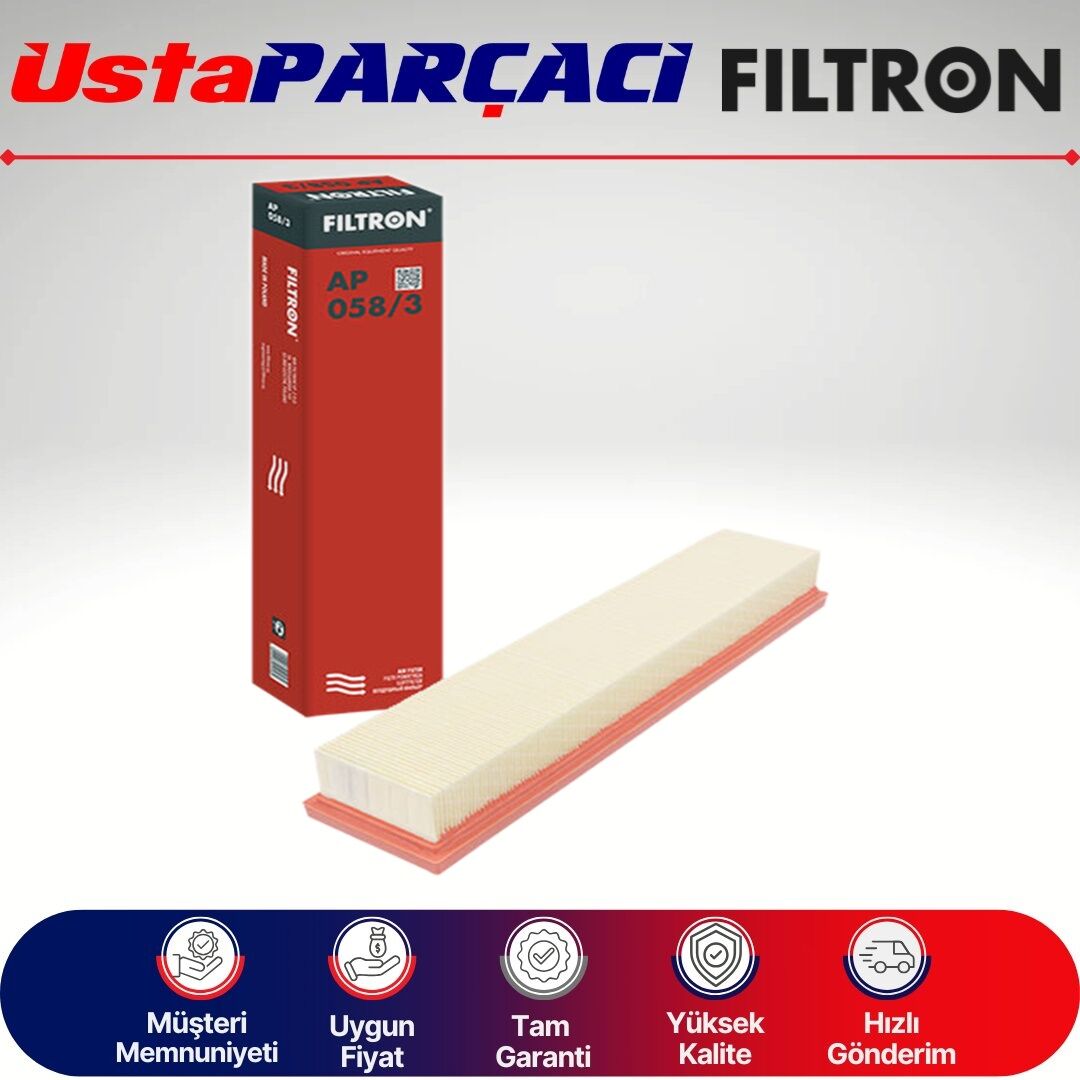 Filtron Peugeot 206 1.6 Benzinli Hava Filtresi 2001-2010 AP058/3 1444.FE
