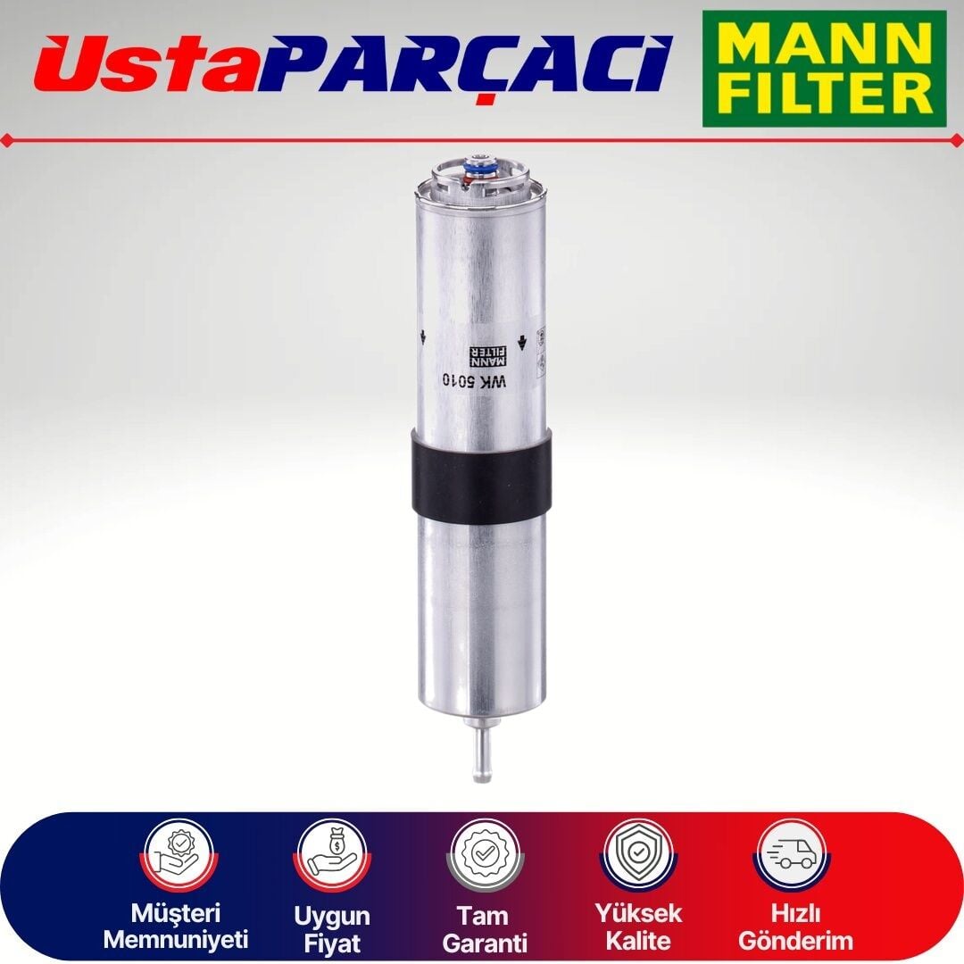 Mann-Filter BMW X3 F25 20D B47 Dizel Yakıt Filtresi 2014-2017 WK5010 13327823413