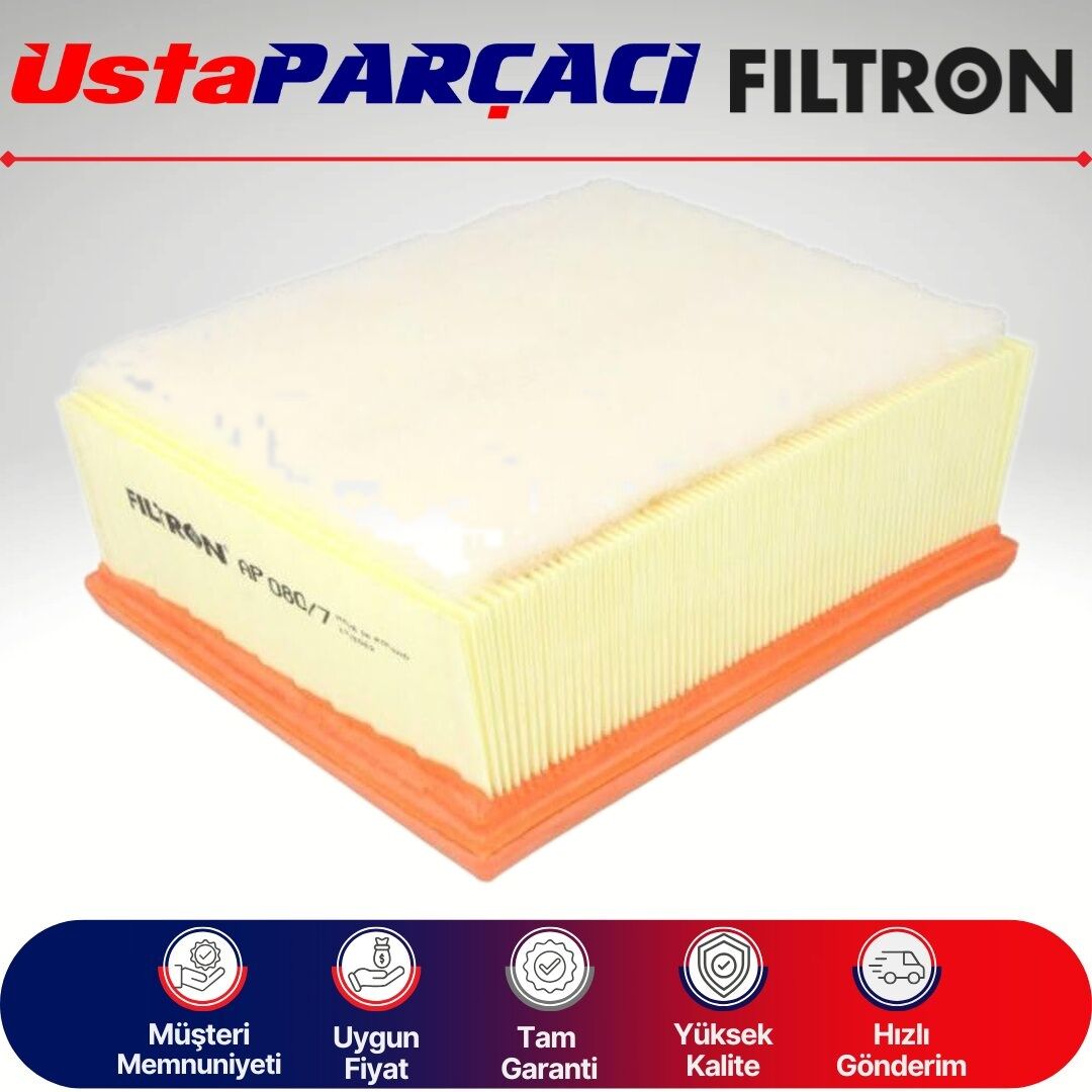 Filtron Peugeot 206 1.6 Benzinli Hava Filtresi 2001-2010 AP080/7 1444.QE