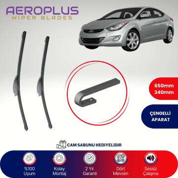 Aeroplus Hyundai Elantra 2011-2015 Muz Silecek Takımı