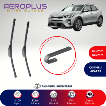 Aeroplus Kia Stonic 2017-2025 Muz Silecek Takımı