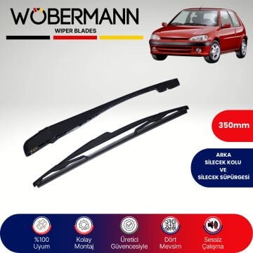 Wöbermann Peugeot 106 S2 1999-2005 Arka Silecek Kolu ve Süpürgesi Komple