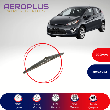 Aeroplus Ford Fiesta 2008-2012 Arka Silecek