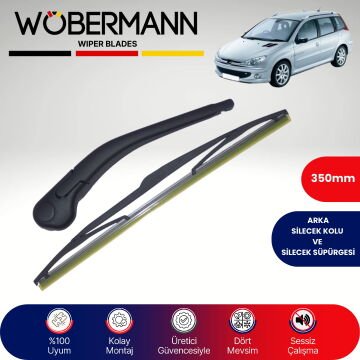 Wöbermann Peugeot 206 Sw 2002-2006 Arka Silecek Kolu ve Süpürgesi Komple