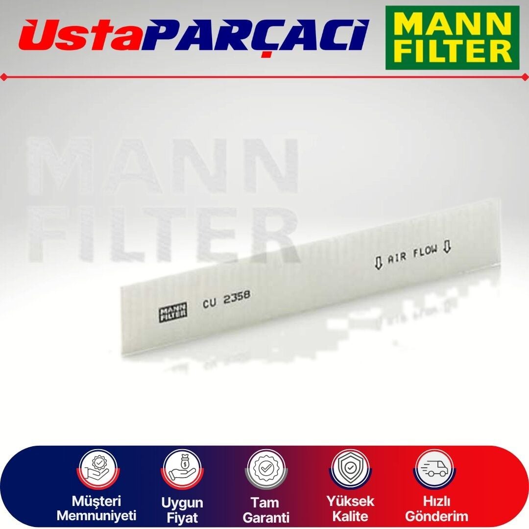 Mann-Filter Polen Filtresi CU2358 80292-SDA-A01