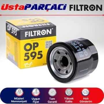 Filtron Nissan Juke 1.6 Benzinli Yağ Filtresi 2011-2018 OP595 330148296