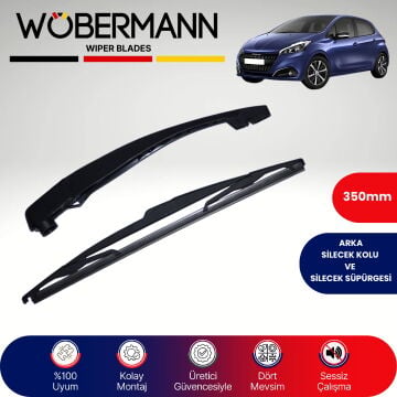 Wöbermann Peugeot 208 2012-2015 Arka Silecek Kolu ve Süpürgesi Komple