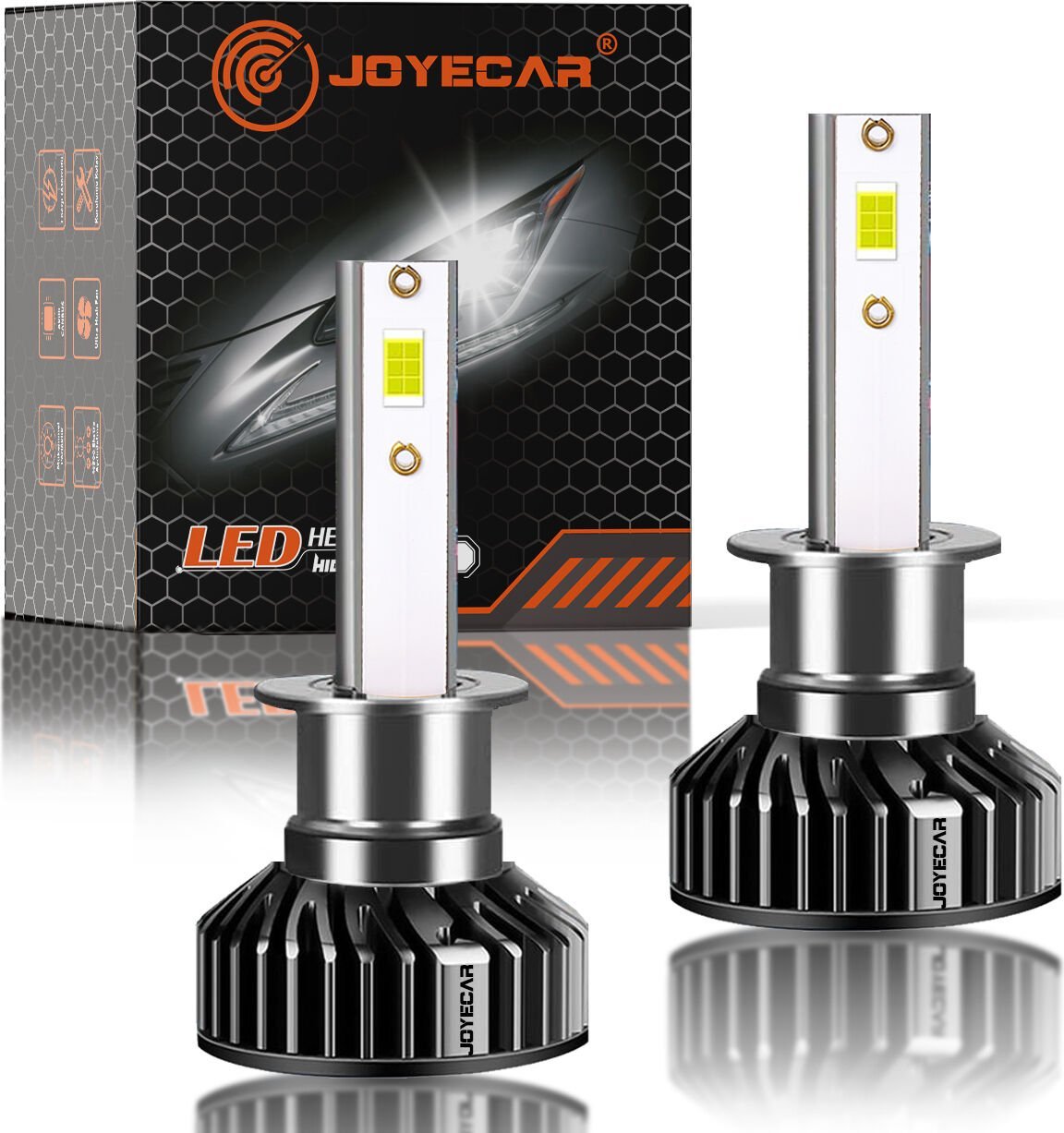 Joyecar® F2 Slim LED Xenon Far Ampulü H1