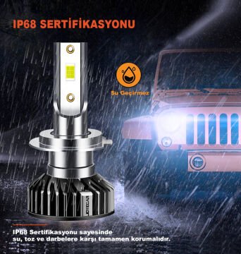 Joyecar F2 Slim LED Xenon Far Ampulü H1