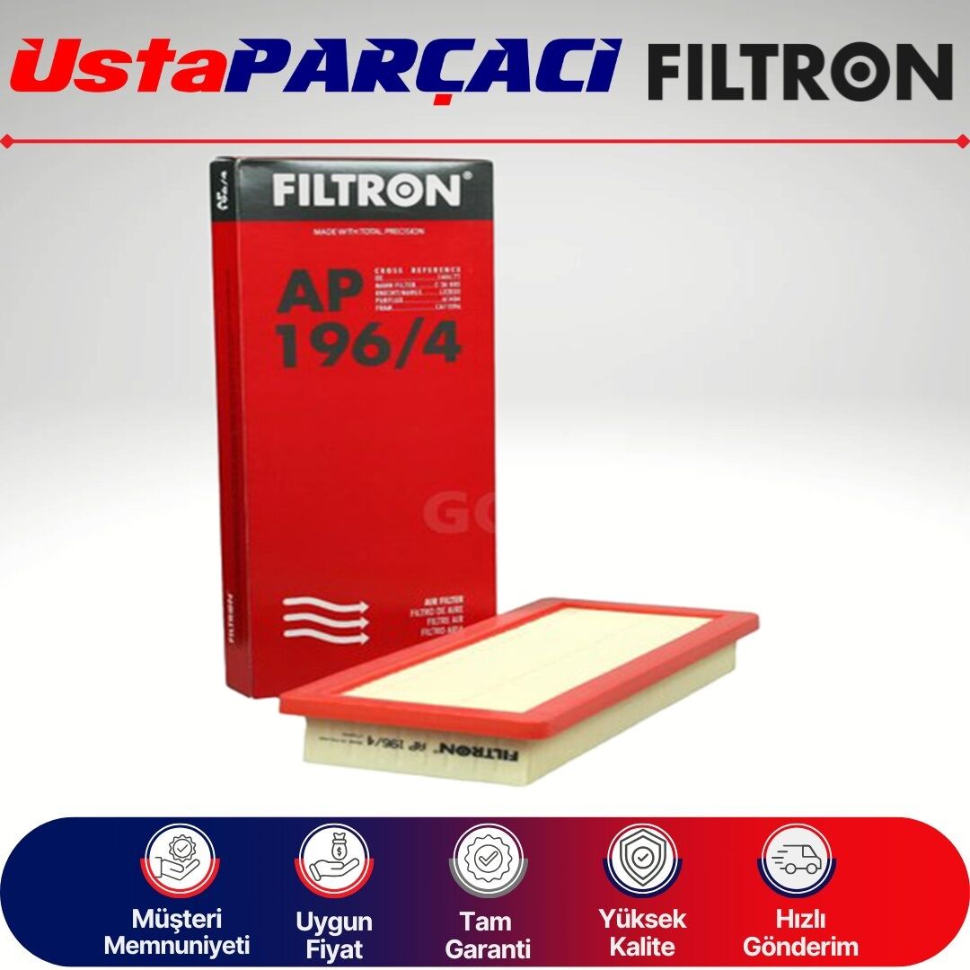 Filtron Peugeot 207 1.6 THP Benzinli Hava Filtresi 2007-2009 AP196/4 1444.TT