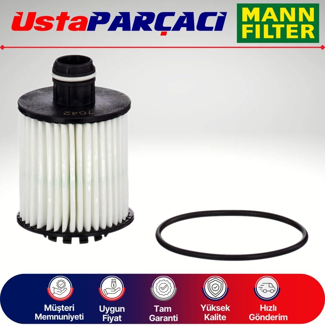 Mann-Filter Opel Corsa E 1.3 Cdti Dizel Yağ Filtresi 2015-2017 Ufi Tip H7042Z 6000626025
