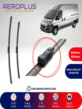 Aeroplus Peugeot Boxer 2006-2020 Muz Silecek Takımı