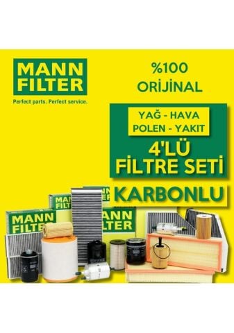 Mann-Filter Skoda Octavia 1.6 Tdi Filtre Bakım Seti 2013-2019 4KP CRKB-CXXB-DBKA
