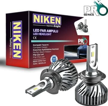 Niken Pro Serisi Led Xenon Far Ampulu H1