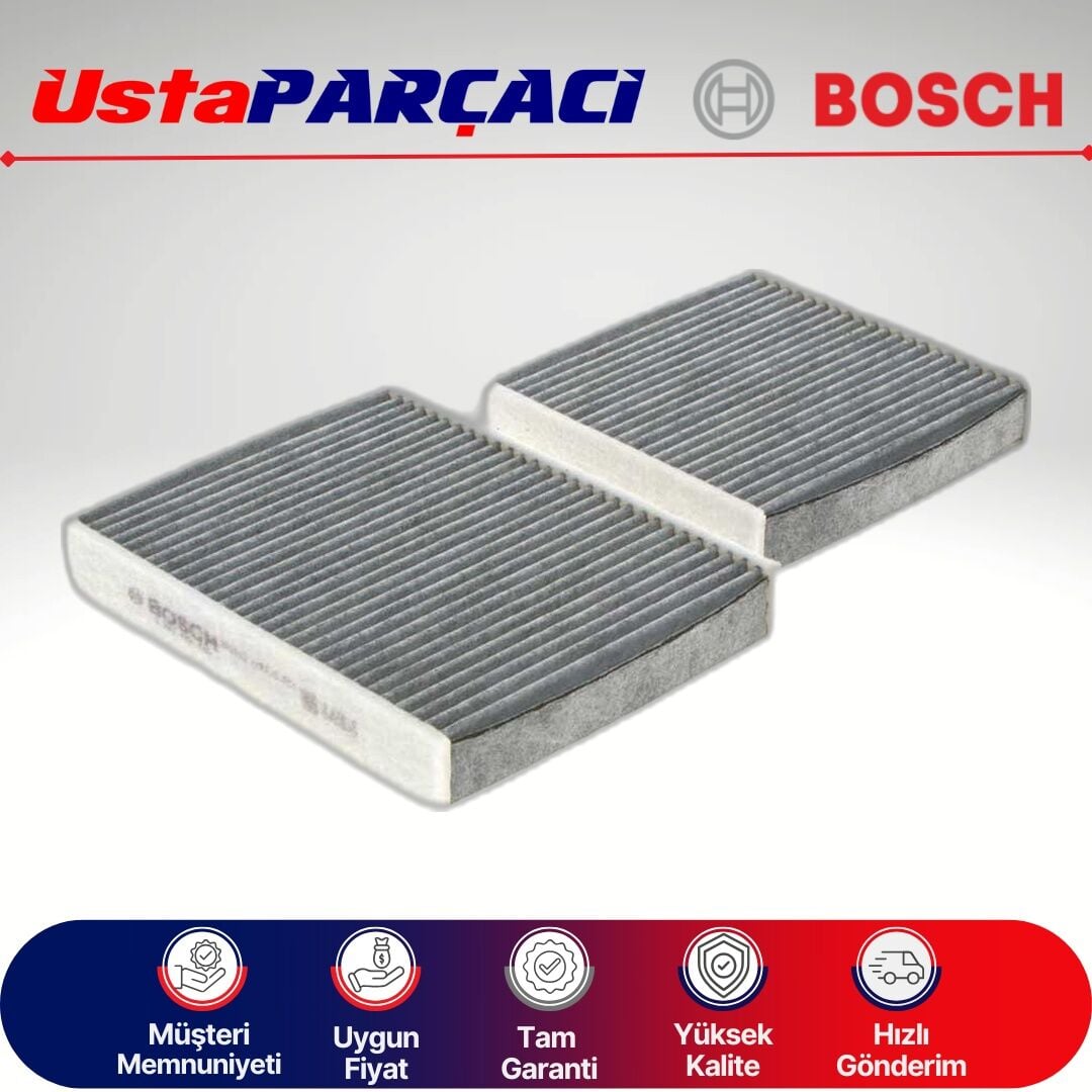 Bosch Peugeot 208 Karbonlu Polen Filtresi 2012-2019 1987432436