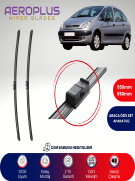 Aeroplus Citroen Xsara Picasso 2005-2010 Muz Silecek Takımı