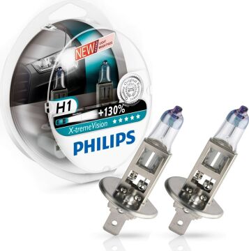 Philips H1 X-treme Vision 2'li Ampul Seti- %130 Fazla Işık