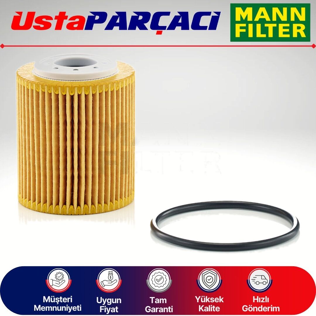 Mann-Filter Opel Corsa F 1.5 D Dizel Yağ Filtresi 2020-2021 HU7032Z 1624797780