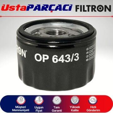 Filtron Nissan Micra 1.5 Dci Dizel Yağ Filtresi 2006-2009 OP2013 7700274177