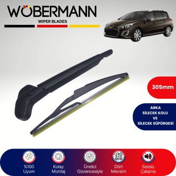 Wöbermann Peugeot 308 Sw 2008-2014 Arka Silecek Kolu ve Süpürgesi Komple