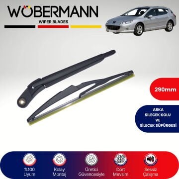 Wöbermann Peugeot 407 Sw 2004-2012 Arka Silecek Kolu ve Süpürgesi Komple