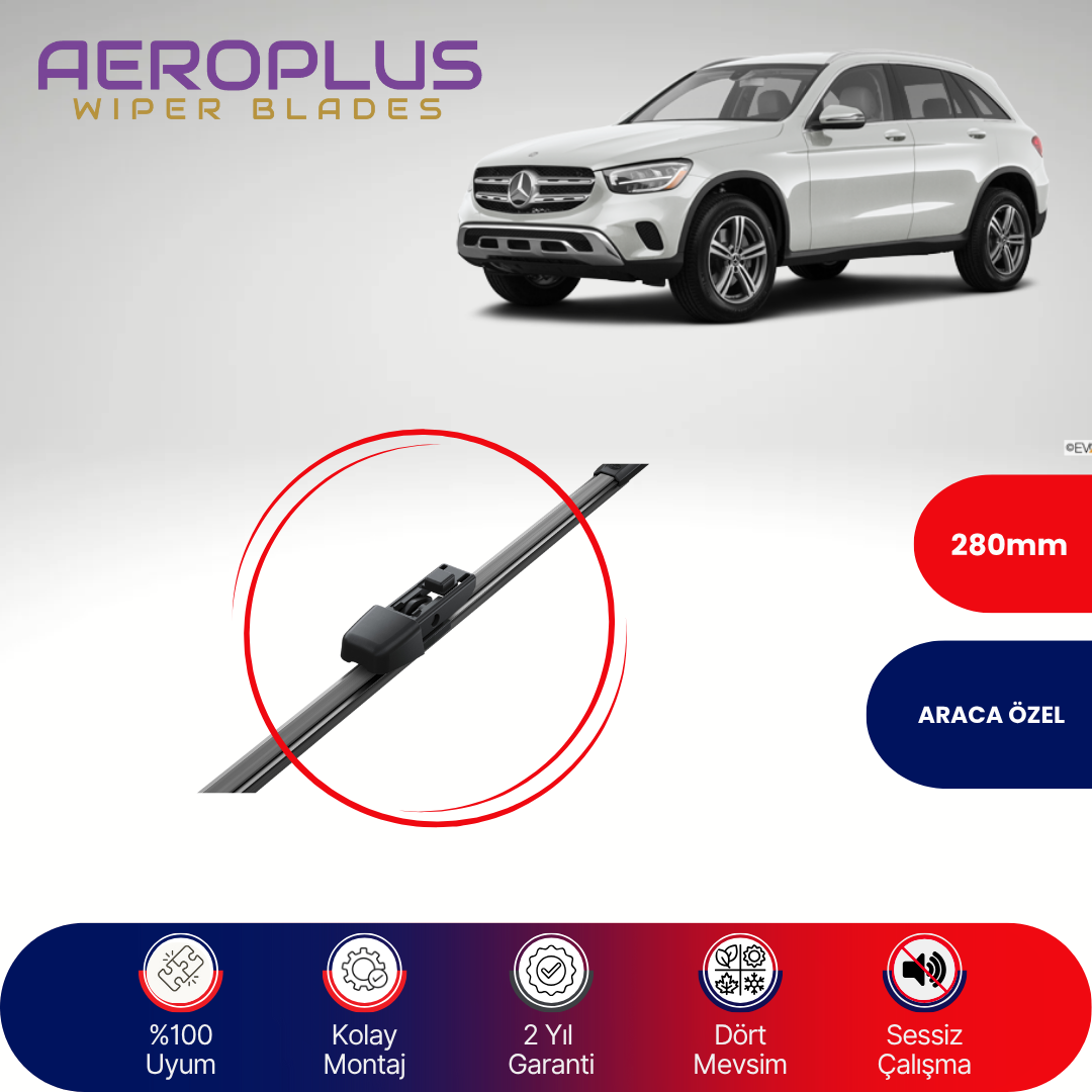 Aeroplus Mercedes GLC Serisi X253 2015-2022 Arka Silecek