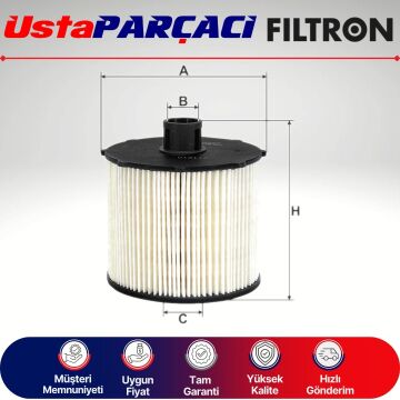 Filtron Peugeot Expert 1.5 Bluehdi Yakıt Filtresi 2019-2024 PE817/4 9817256080