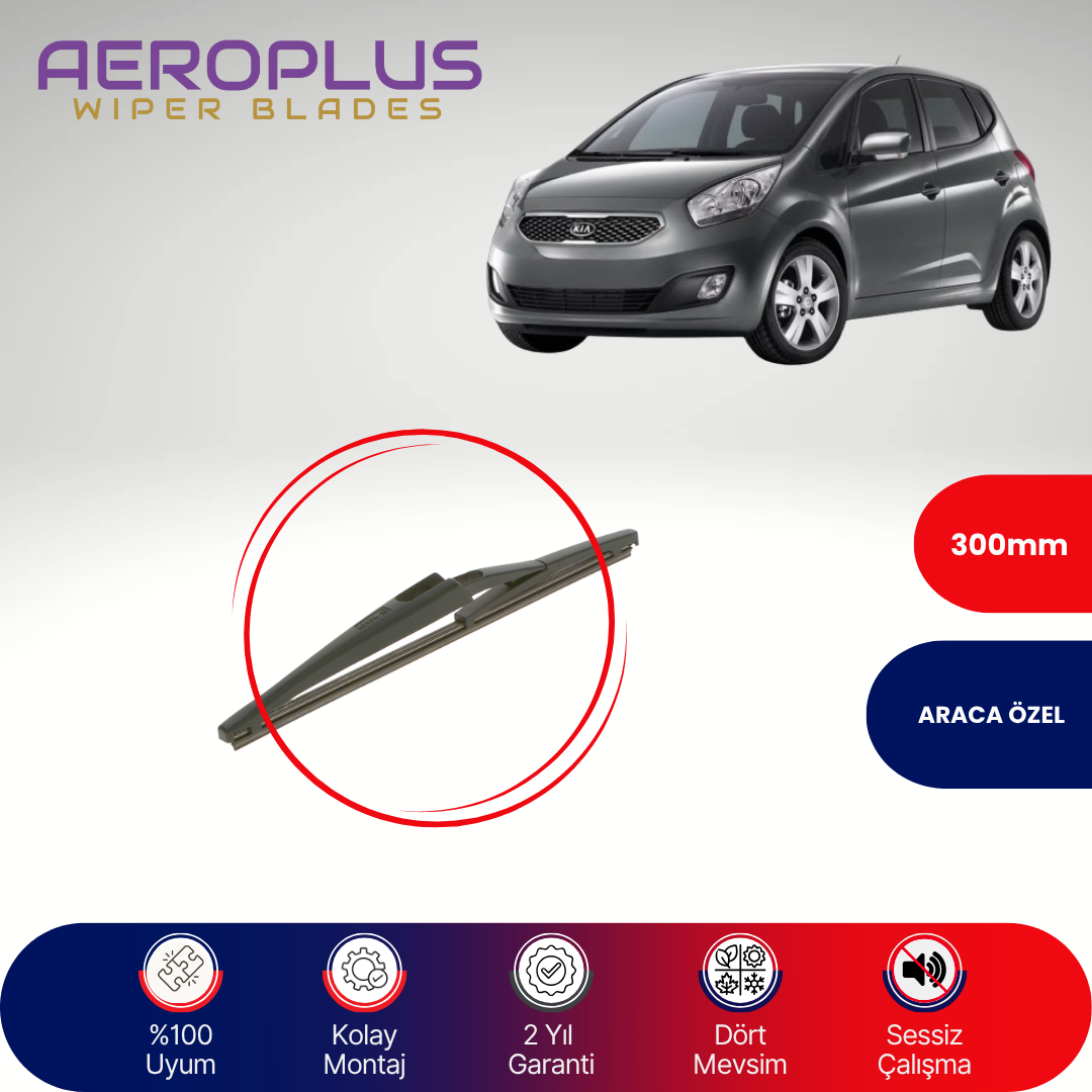 Aeroplus Kia Venga 2009-2019 Arka Silecek