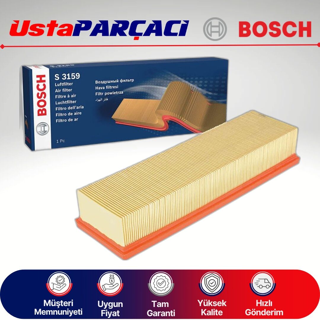 Bosch Peugeot 301 1.6 Vti Hava Filtresi 2012-2016 1457433159 S3159 1444.EC