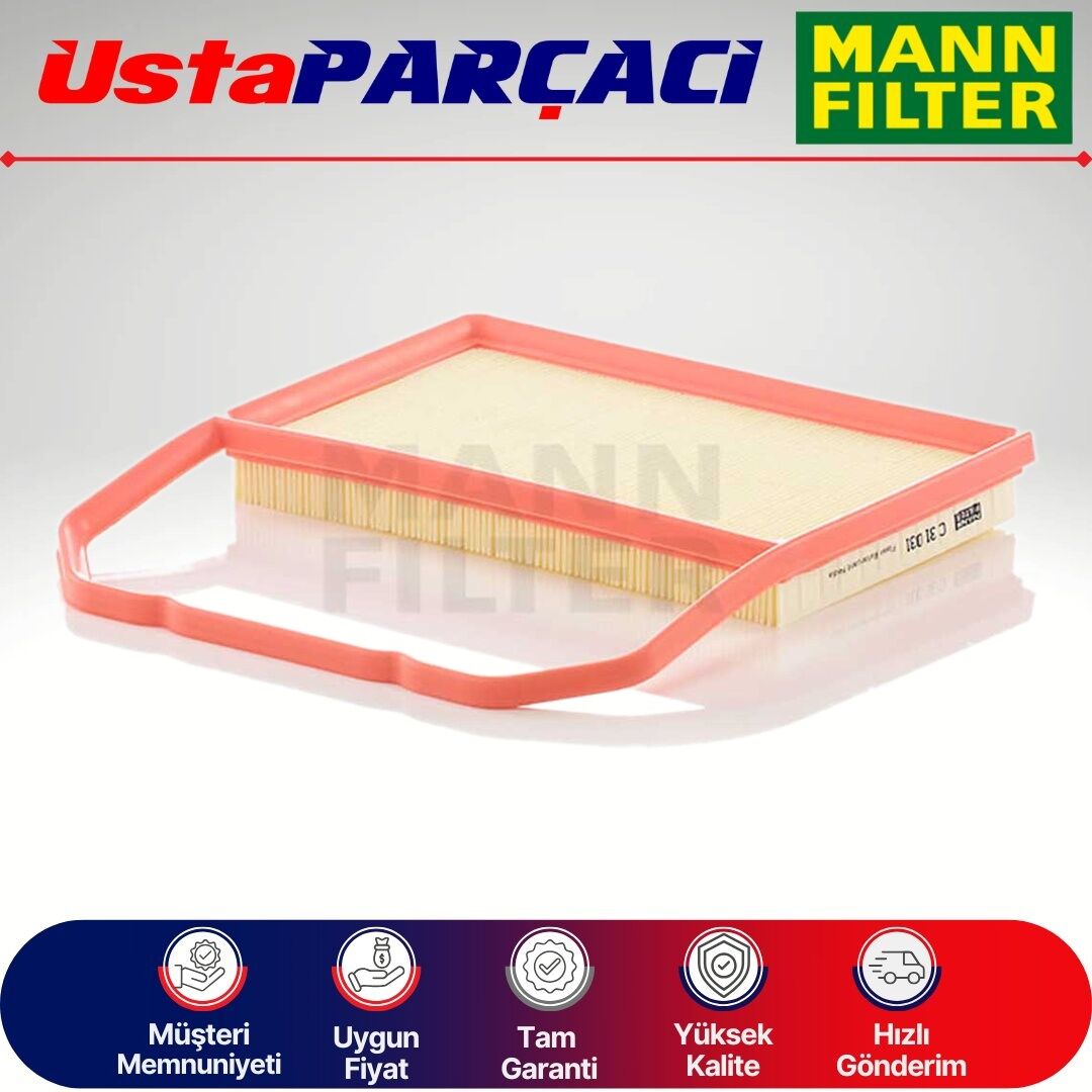 Mann-Filter Seat İbiza 1.0 75HP Hava Filtresi 2017-2019 C31031 04C129620E