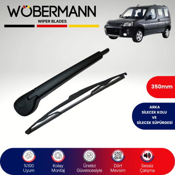Wöbermann Peugeot Partner 2008-2018 Arka Silecek Kolu ve Süpürgesi Komple