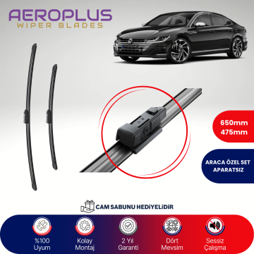 Aeroplus VW Arteon 2017-2023 Muz Silecek Takımı