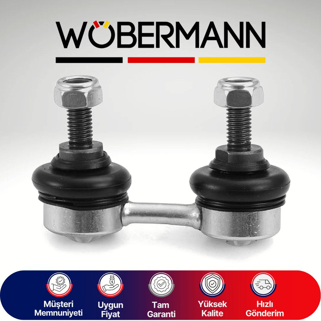 Wöbermann Mitsubishi Colt 1992-1996 -Lancer 1982-1996 L=60mm Z Rot Arka 2 Adet MB892882
