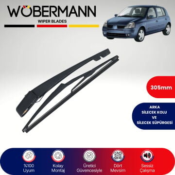 Wöbermann Renault Clio 2 1998-2005 Arka Silecek Kolu ve Süpürgesi Komple