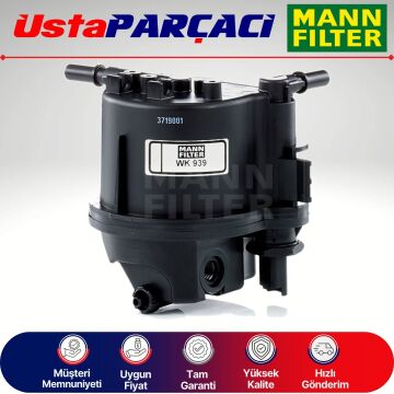 Mann-Filter Citroen C1 1.4 Hdi Dizel Yakıt Filtresi 2007-2010 WK939