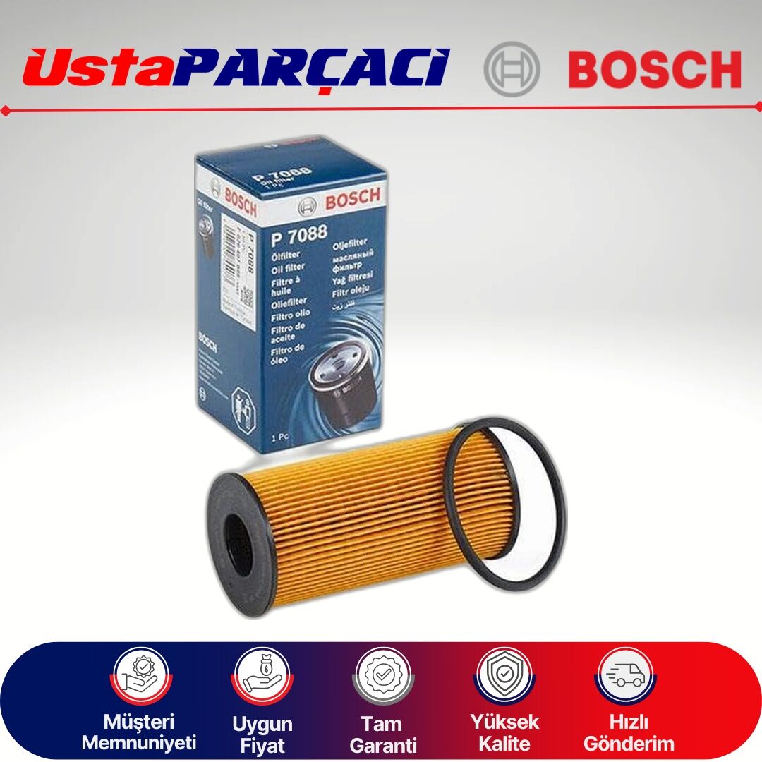 Bosch Mercedes B Serisi W247 B180 D Yağ Filtresi 2019-2020 F026407088 P7088 152092567R
