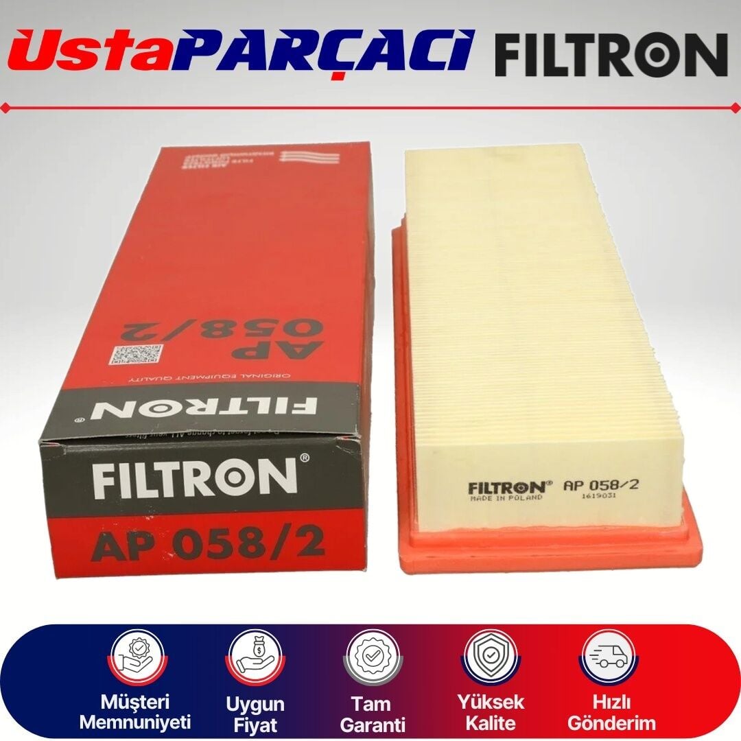 Filtron Peugeot 307 1.4 16V Benzinli Hava Filtresi 2005-2008 AP058/2 1444.FC