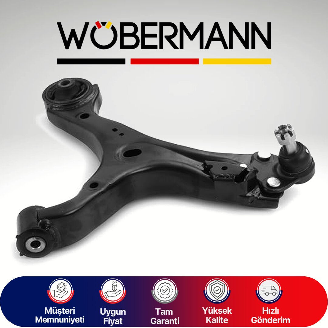Wöbermann Honda Civic 1.6L N16A1 Fk3 kasa 2012-2017 / 1.4L L13Z1 Sport Hb Fk1 kasa 2012-2015 / Civic 1.8L R18A Vtec Hatchback Fk2 kasa 2012-2016 Salıncak Alt Sağ Rotilli 51350TV2E02