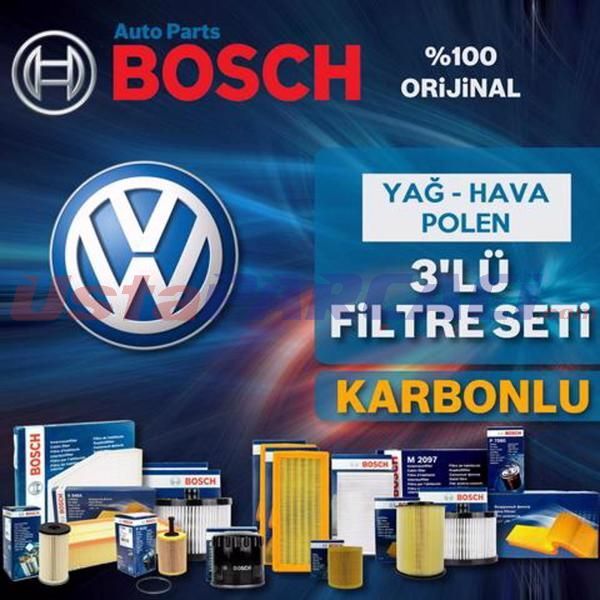 Bosch VW Golf 7 1.2 1.4 Tsi Filtre Bakım Seti 2013-2019 3KP CYV-CJZ-CPW-CMB-CPV-CXS-CZC-CHP-CPT-CZD-CZE