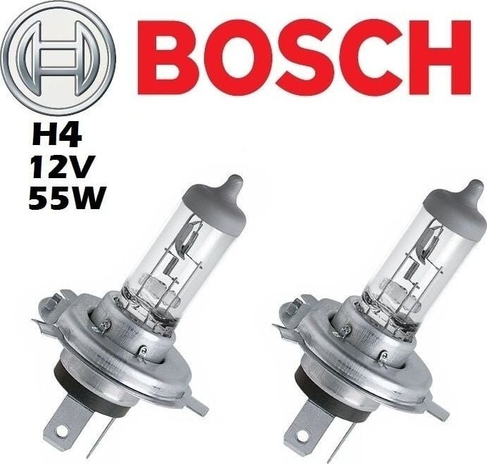 Bosch H4 12V 60/55W Far Ampülü 2 Adet Set