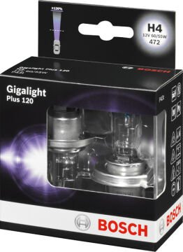 Bosch H4 Gigalight Plus 120 Ampul Seti