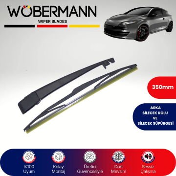 Wöbermann Renault Megane 3 Hb Coupe 2009-2016 Arka Silecek Kolu ve Süpürgesi Komple