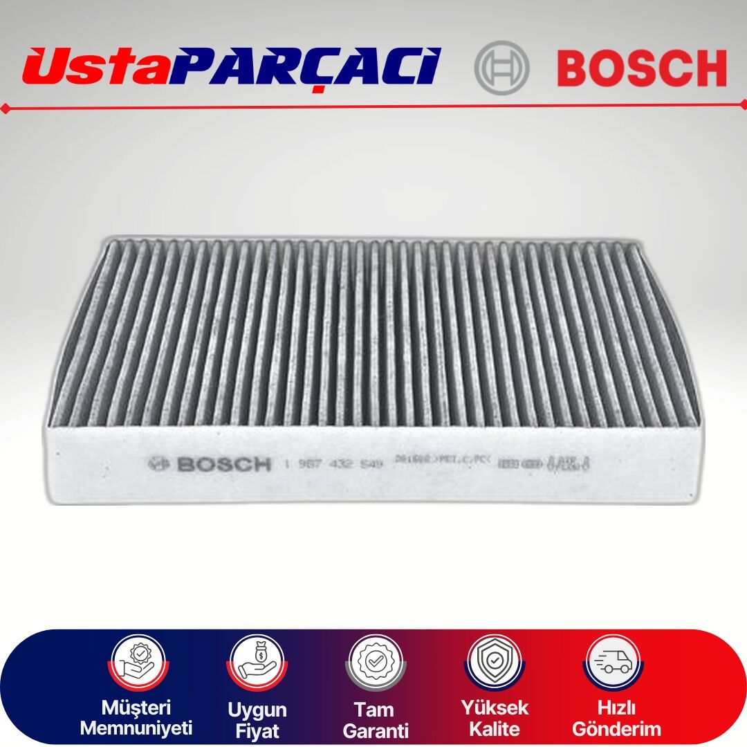 Bosch Peugeot 508 Karbonlu Polen Filtresi 2010-2018 1987432549