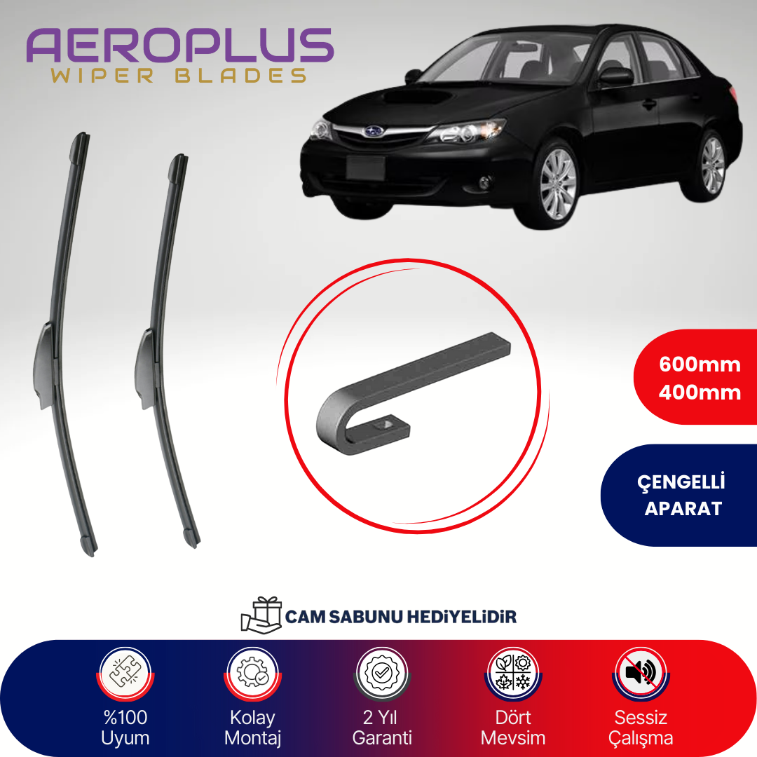 Aeroplus Subaru Impreza 2007-2011 Muz Silecek Takımı