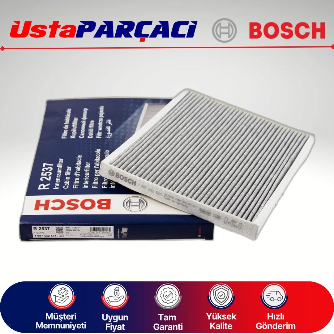 Bosch Peugeot Bipper Karbonlu Polen Filtresi 2008-2017 1987432537